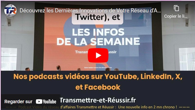 Découvrez les Dernières Innovations de Votre Réseau d’Affaires 14/11/2024